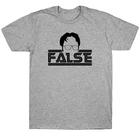𝅺DWIGHT Schrute False The Office T-shirt Size Medium - Picture 1 of 6